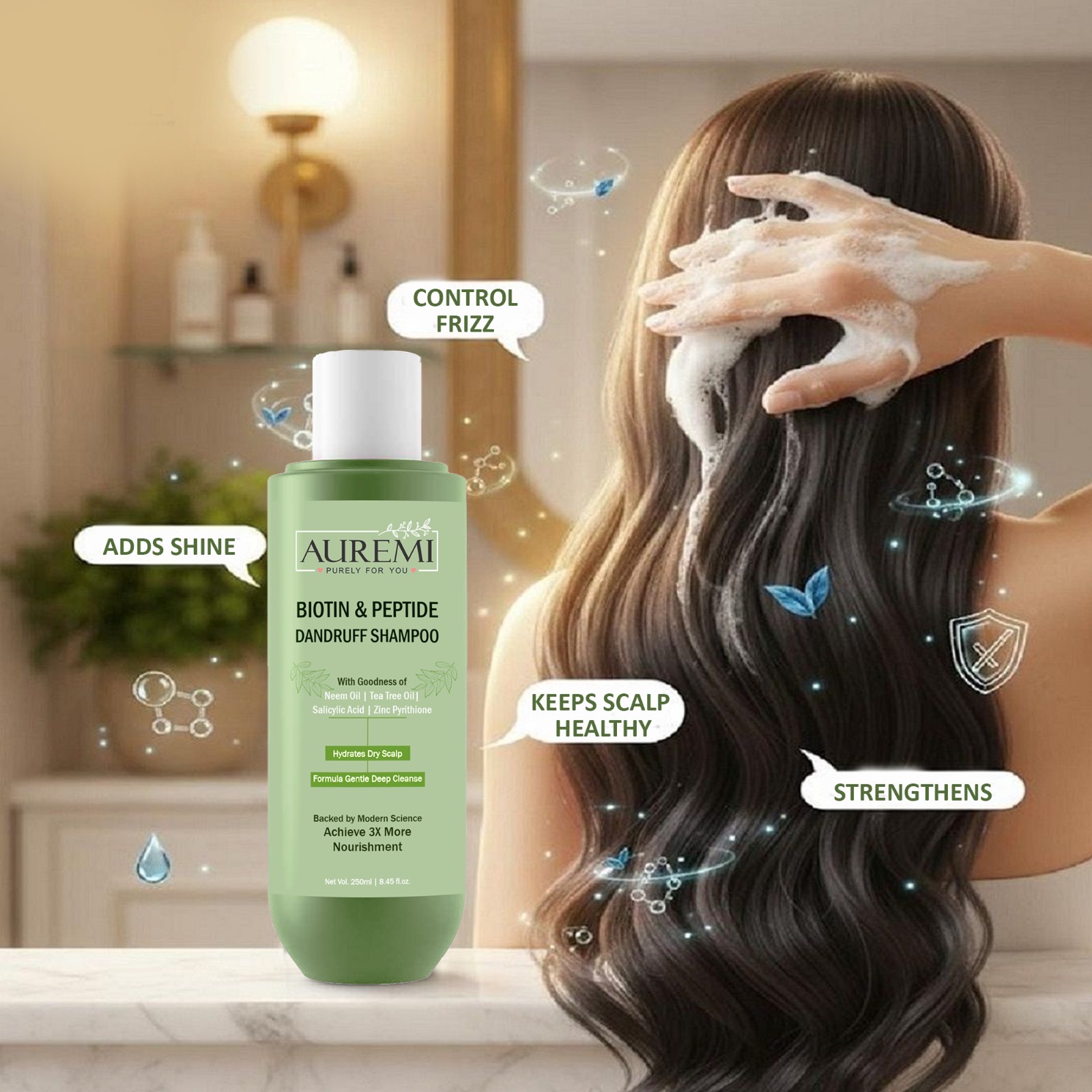 Biotin & Peptide Dandruff Shampoo - Image 2